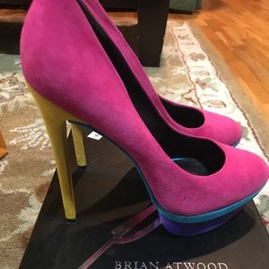 Brian Atwood Suede Pumps